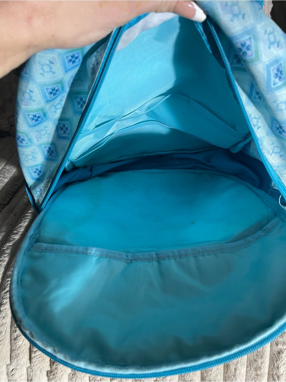Disney Snow Queen Elsa Backpack - Teal Blue - Picture 9 of 9